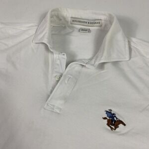 Holderness & Bourne White Polo Shirt
